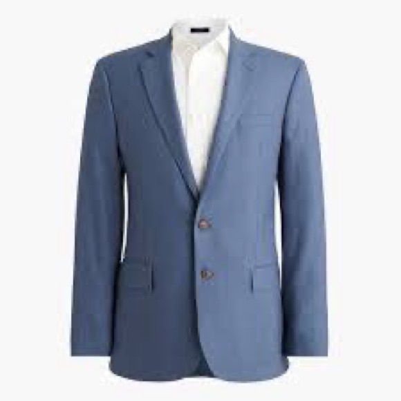 J. Crew Men's Blazer Size 40S Marina Blue